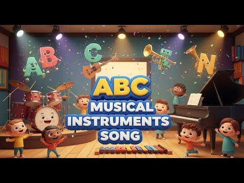 ABC Musical Instruments Song 🎵 | Learn the Alphabet with Fun Music Sounds for Kids!