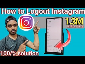 How to logout instagram account from all devices Instagram log out kaise kare