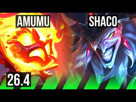 AMUMU vs SHACO (JGL) | EUW Diamond | 26.4