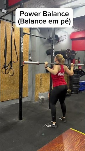 LPO: Power balance (Balance em pé) #crossfit #lpo #weightlifting