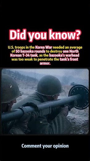 Korea War "Rocket Launcher Overkill"#history #shorts