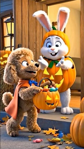 A Poodle’s Halloween Surprise 🎃✨ | Heartwarming 3D Animation