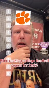 344K views · 1.5K reactions | Blind ranking college football teams for 2025 | Brandon Walker | Facebook