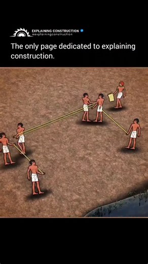Explaining Construction on Instagram: "How Ancient Egyptians Invented Geometry! . ."