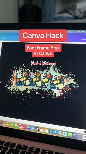 Font Frame App in Canva. 🦋💫 #canva #canvaph #socialmediamarketing #socialmediamanager #digitaldesign #trending #graphicdesign #virtualassistant #va #canvassador | Chrisanto Mendez