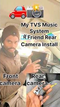 MyTVS Front rear camera install #shorts #CarWiring#CameraInstall#FrontCamera#RearCamera#ReverseCamer