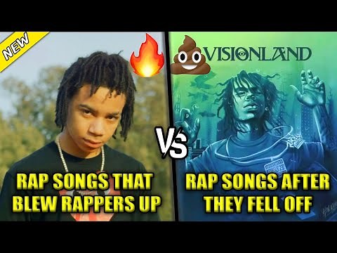 SONGS THAT BLEW RAPPERS UP VS SONGS AFTER THEY FELL OFF