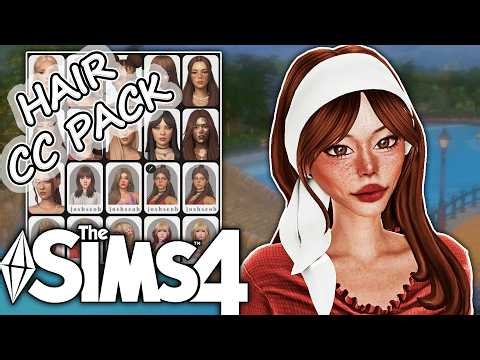 sims 4 maxis match FEMALE hair cc folder / ALL IN ONE CC PACK The Sims 4