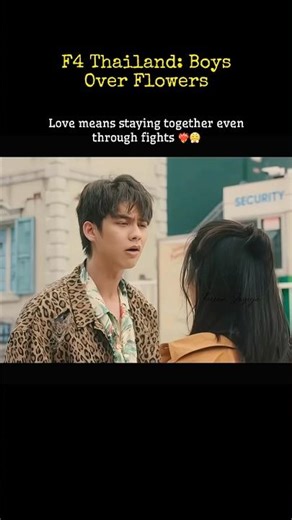 Love means staying together—even through fights ❤️‍🔥😤#drama #boysoverflowers #shorts #f4 #short