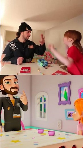 Adley teaches you her SECRET BEST FRiENDS HANDSHAKE with delivery dad! #aforadley