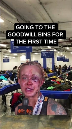 Going to the goodwill bins outlet is a humbling experience and a tough battle for cheap items.