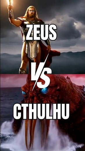 Zeus vs Cthulhu & Mythical Legends – Epic Battles in 4K! #shortsfeed #viralvideo #zeus