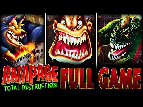 Rampage: Total Destruction FULL GAME Longplay (Gamecube, PS2, Wii)