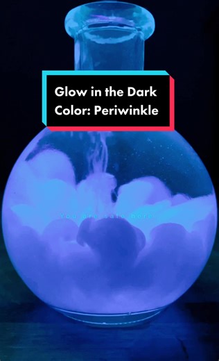 Glow in the Dark Periwinkle Paint Mixing | Relaxing Art Compilation