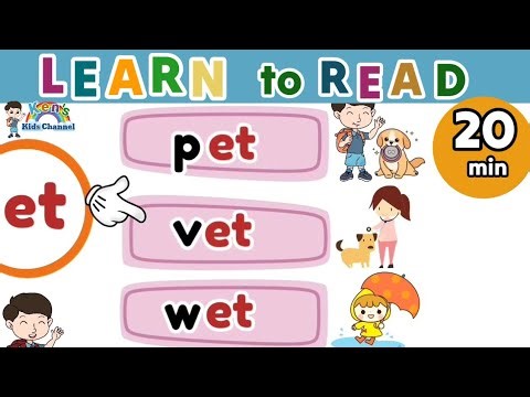 CVC Words "e" Compilation | Reading for Nursery, Kindergarten, and Grade 1 🌈
