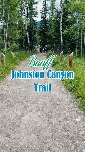 Johnston Canyon Trail | Hike to lower and upper falls |banff national park| places to visit in banff