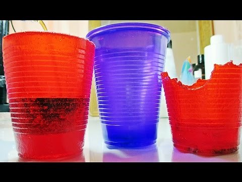 Making Edible Jello Cups With Recipe