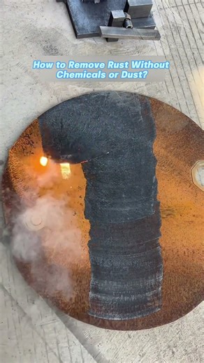 How to Remove Rust Without Chemicals or Dust? #MoldCleaning #WeldCleaning