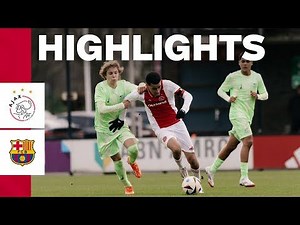 Ajax TV | Highlights Ajax - FC Barcelona | Al Abtal Cup