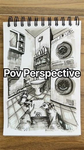 2 point perspective sketch #art #drawing #artprocess #sketch #artist #architecture #perspective