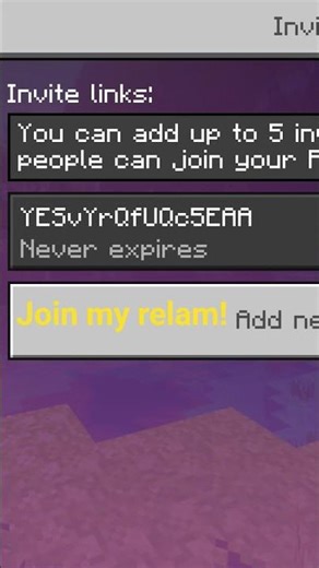 Join my minecraft relam! #minecraft #relam