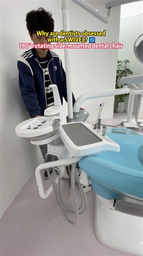 Guccident Dental on Instagram: "Glide through implant sessions. 🦷⚡ The V3 Implant Chair is engineered for one thing: uninterrupted surgical flow. Every detail is designed to remove friction from your most complex procedures: ✅ 180° Rotating Side Cabinet – Instruments glide to you. No stretch, no break in sterility. ✅ Syncronized Motion – The backrest & legrest move as one with your patient. ✅ Built-in Disinfection + Mobile Arm – Keep everything within reach, everything protected. ✅ Surgical LED