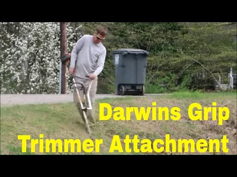 String Trimmer Attachment and Demonstration - Darwin's Grip Review