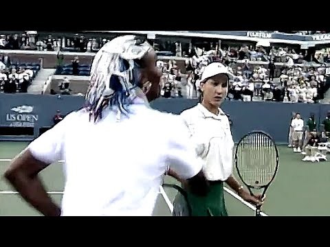 Venus Williams vs Irina Spirlea 1997 US Open SF Highlights
