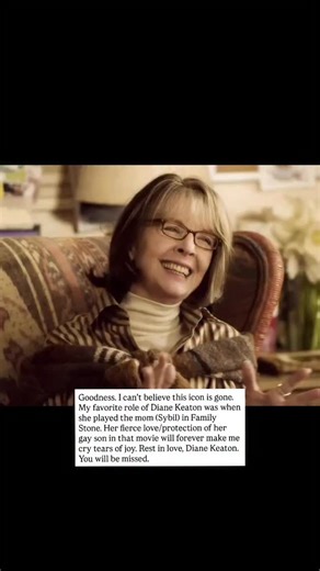 Rest in love, Ms. Keaton… | Matthew Paul Turner