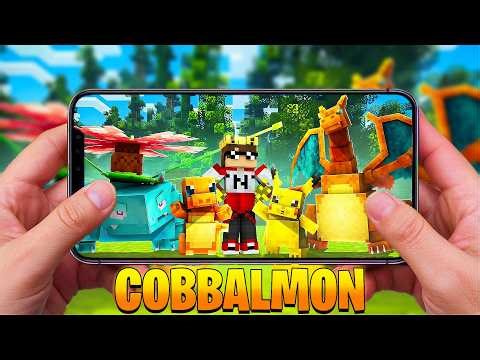 PLAYING REAL COBBLEMON ON MOBILE! 🔥 MINECRAFT POKÉMON
