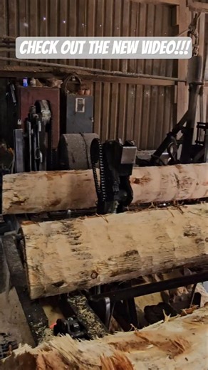 Today we are cutting Eastern White Pine logs. Check out the new video in our profile!!!