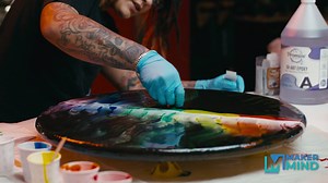 1K views · 1.2K reactions | Insane Rainbow Epoxy Resin Art Using Swipe Technique | Promise Epoxy | Facebook