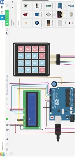 Arduino Calculator 🔢 | 4×4 Keypad + 16×2 LCD