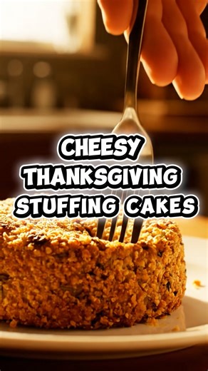 Crispy on the outside, soft and flavorful on the inside — these cheesy stuffing cakes are the PERFECT way to transform Thanksgiving leftovers into an irresistible snack! Packed with stuffing, turkey, cheese, and herbs… fried or baked until golden. So easy. So GOOD. 🤤🔥 ⏱️ Recipe Details Prep Time: 10 minutes Cook Time: 10–12 minutes Total Time: 20–25 minutes Servings: 6–8 cakes 🧀 Ingredients 3 cups leftover stuffing 1 cup shredded turkey (optional but delicious) 1 cup shredded cheddar or mozza
