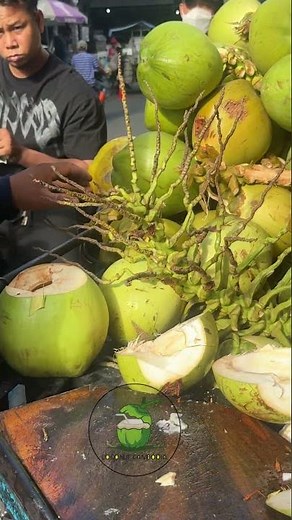 Cutting a Coconut with Laser Precision