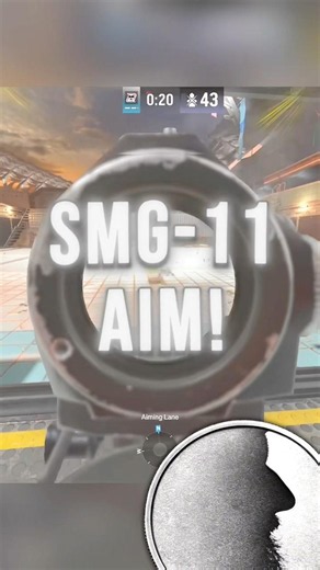 The Suppressed SMG-11 AIM Training! #rainbowsixsiege #xbox #r6