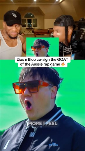Zias n Blou co-sign the GOAT of the Aussie rap game 🔥 #aussie #downunder #ziasnblou