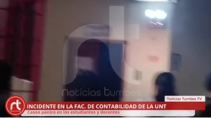 #ULTIMO Irresponsabilidad administrativa pone en riesgo a estudiantes de la Universidad Nacional de Tumbes La falta de responsabilidad y previsión por parte de las autoridades administrativas de la Universidad Nacional de Tumbes expuso gravemente a la comunidad universitaria a una situación de alto riesgo. A pesar de una advertencia formal enviada por la decana de la Facultad de Ciencias Económicas, CPC Isabel Tang, en la que solicitaba expresamente que los trabajos de mantenimiento no se realiz