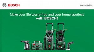 Bosch Home and Garden brings you the most simplified yet versatile tools that takes the hassle out of cleaning. Whether it’s the powerful Aquatak pressure washers for stubborn vehicle stains, the compact Glass VAC for streak-free windows, or the Universal Brush for tough grime in tight spaces, we’ve got the right tool for every job. Make your life easier and your home spotless with Bosch. #BoschHomeAndGarden #EffortlessCleaning #HomeCareSimplified #GlassVac #Aquatak #UniversalBrush | Bosch DIY a