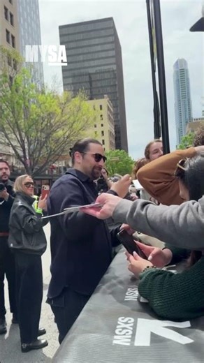 Noah Kahan greets fans during SXSW documentary premiere