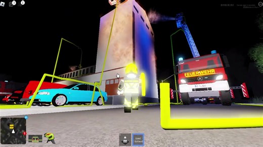 roblox emergency Freiwillige Feuerwehr reagiert au 德國志願消防隊相應房屋火災