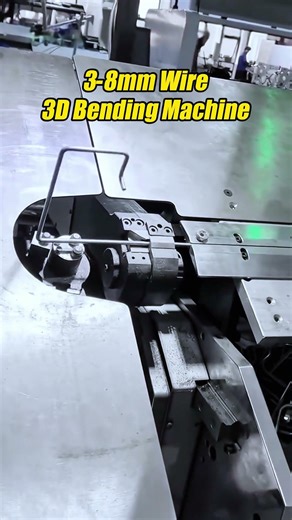 3-8mm Wire Bending Machine, Kitchen Shelf Hooks forming machine #3dbendingmachine #bendingmachine