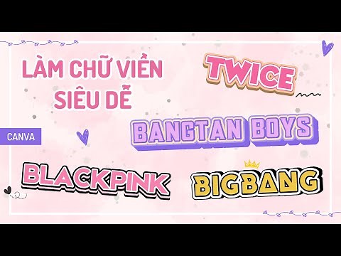 Cách tạo viền chữ trong Canva siêu dễ | DebyQuynh
