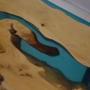 [Hot Item] Wood Table with Epoxy Resin Resin Wood Table