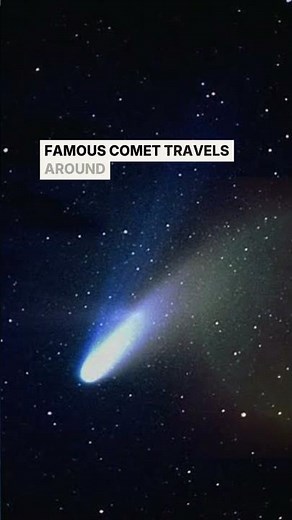 This Comet Returns Every 76 Years ☄️