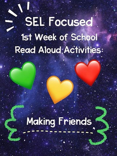 First Week of School Read Aloud and Activities | Making Friends SEL Activity