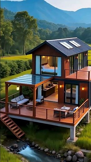 👉 Tiny Villa 2025 Modern Container House & Prefab Home Design – TutoNest #tinyhouse #shorts