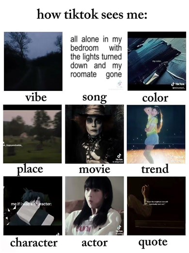 Como tik tok me ve🤝#tiktok #vibe #song #colors #place #movie #trend #character #actor #quote