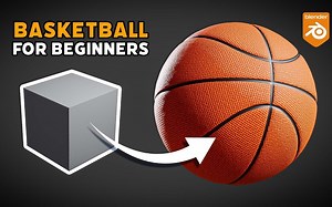 🏀🏀🏀Blender 篮球建模与渲染（中英文字幕）