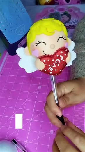 Crea un Encantador Cupido de Fomi